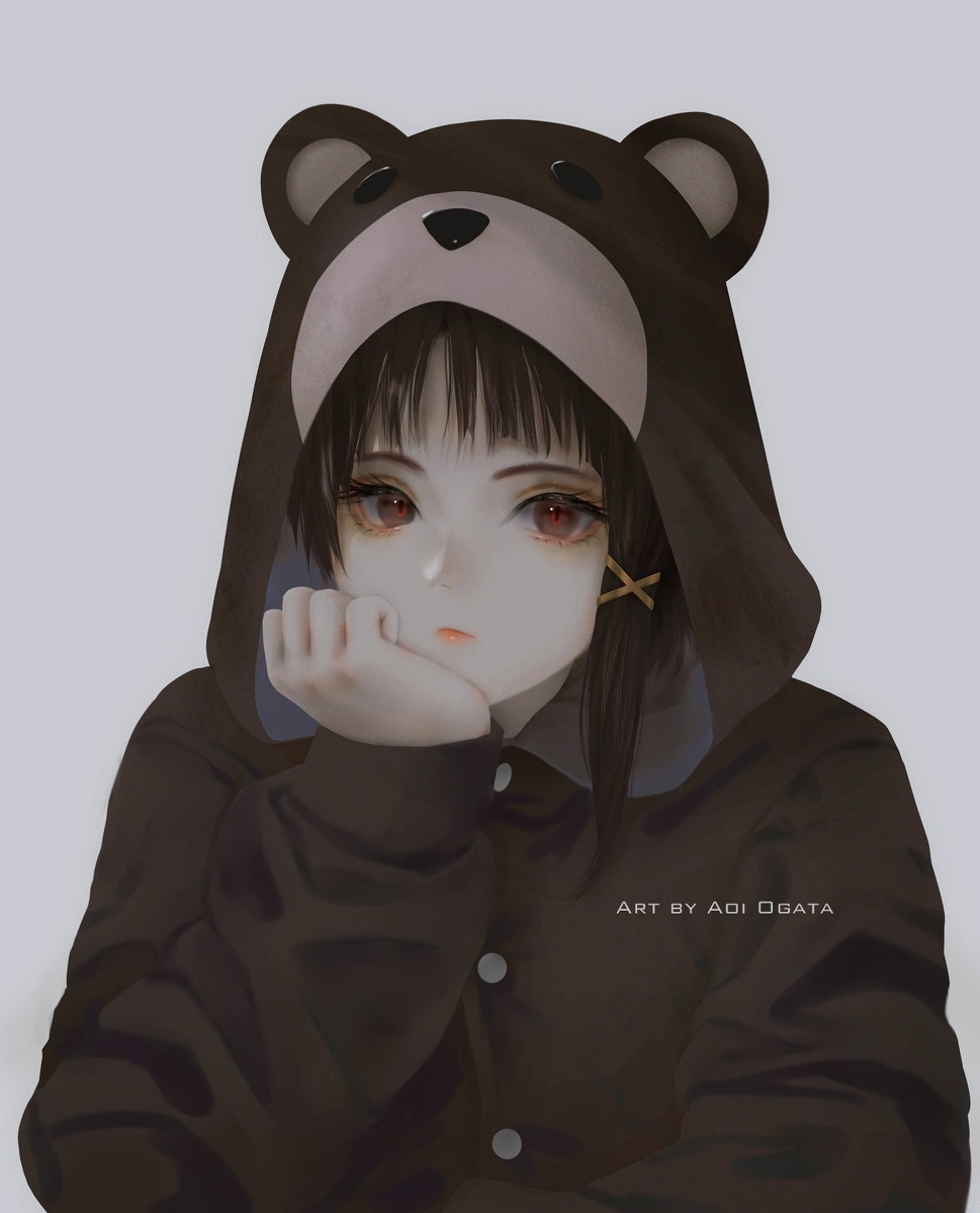 This is a pixiv picture whose title is Lain Iwakura.