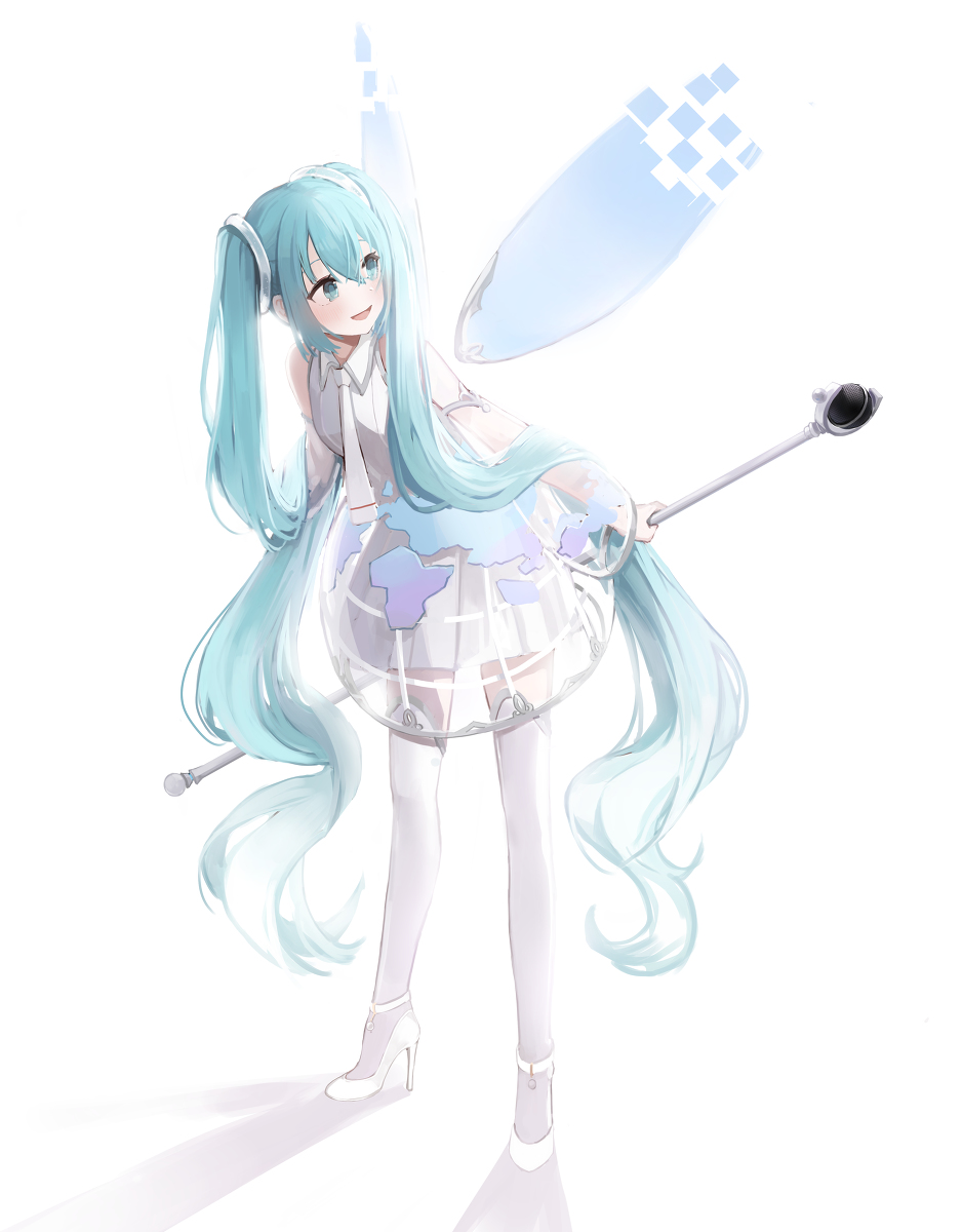 This is a pixiv picture whose title is 初音ミク.