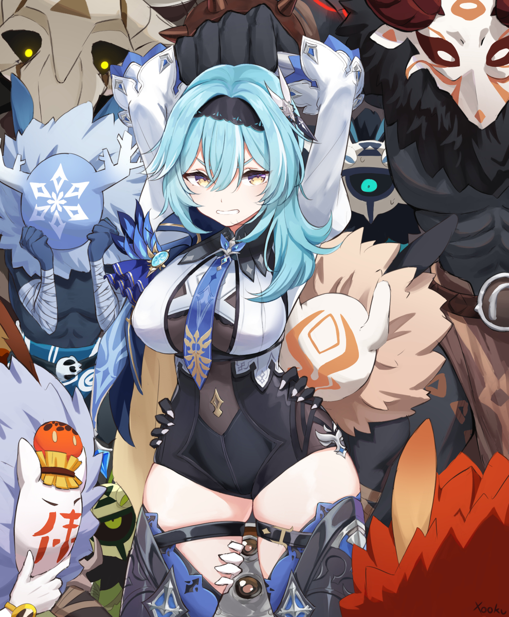 This is a pixiv picture whose title is エウルアとヒルチャール.
