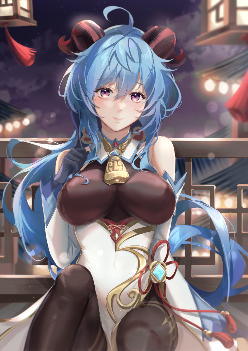 This is a pixiv picture whose title is 甘雨ちゃん.