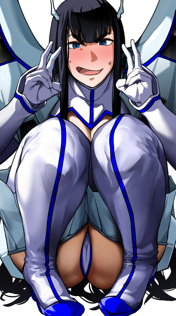 This is a pixiv picture whose title is 鬼龍院皐月　kiryuin satsuki.