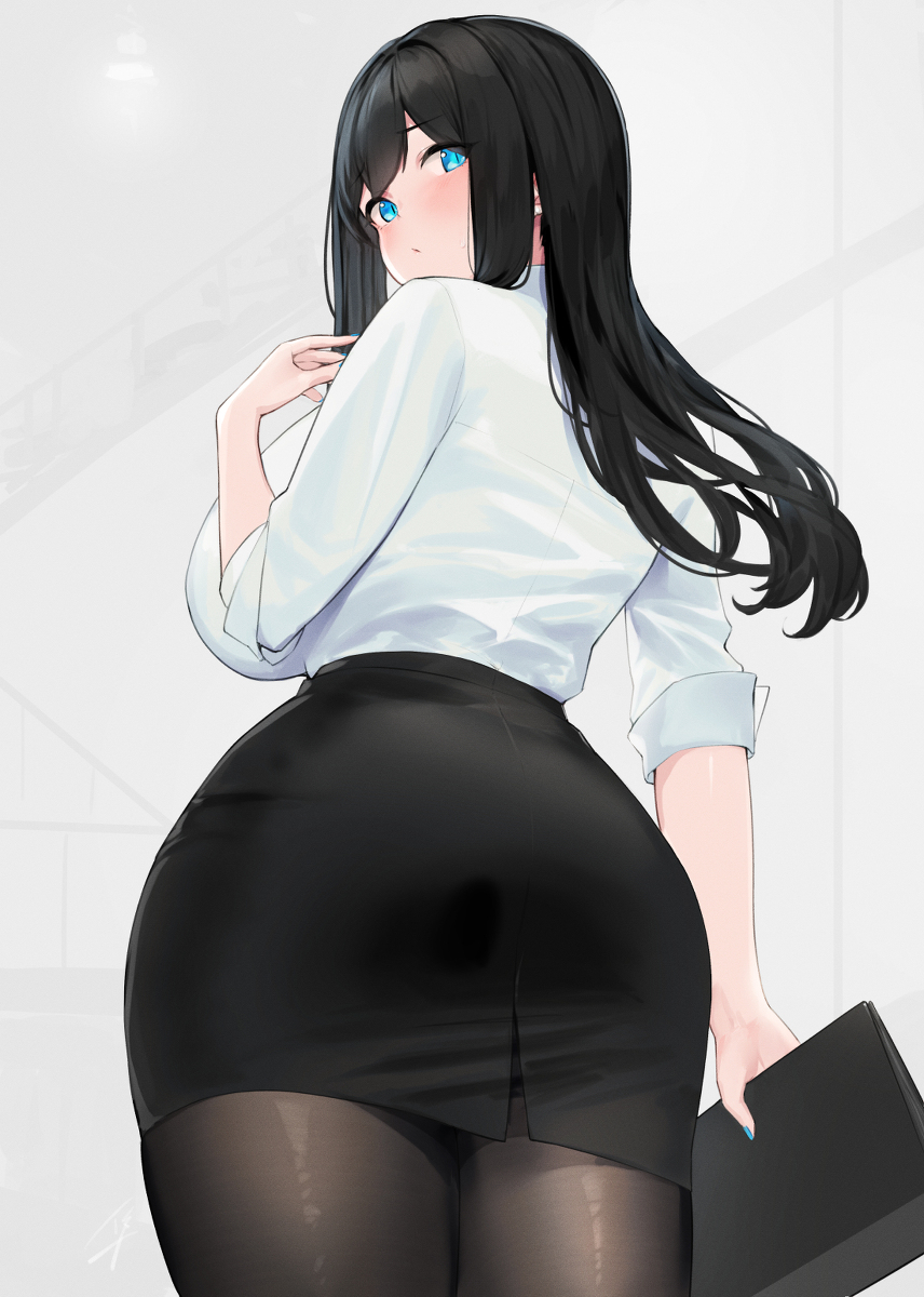 This is a pixiv picture whose title is 💙.