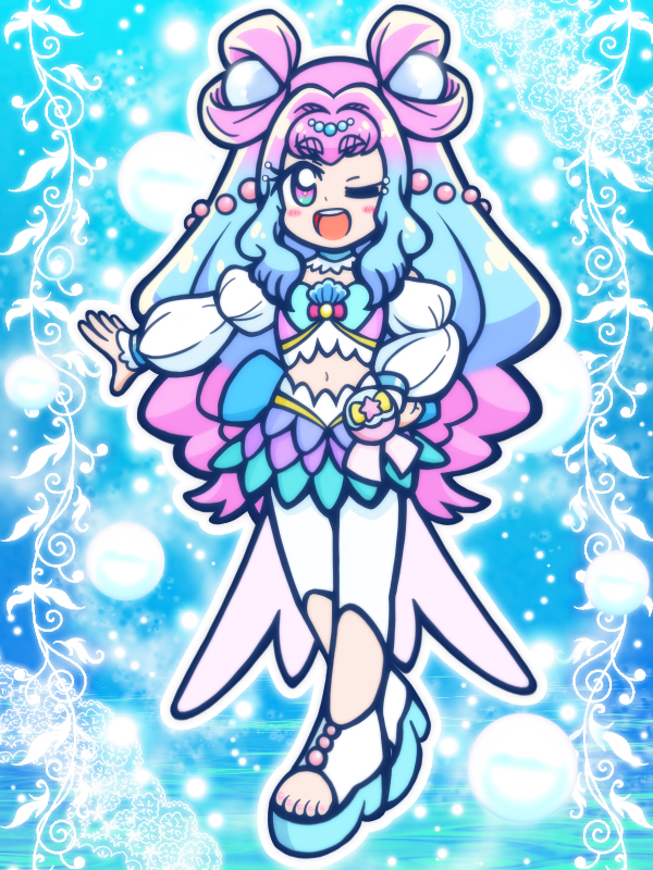 This is a pixiv picture whose title is キュアラメールさん！.