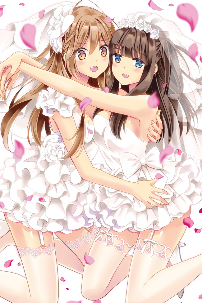 This is a pixiv picture whose title is June Bride.