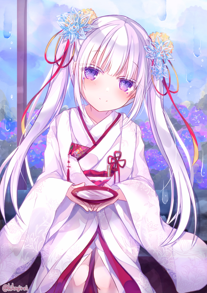 This is a pixiv picture whose title is 六月の花嫁.