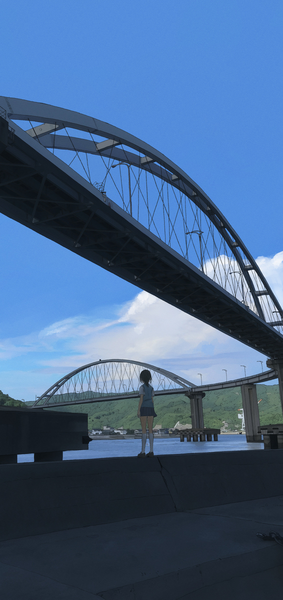 This is a pixiv picture whose title is 海峡.