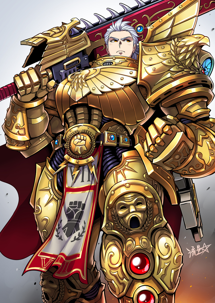 This is a pixiv picture whose title is Rogal Dorn.