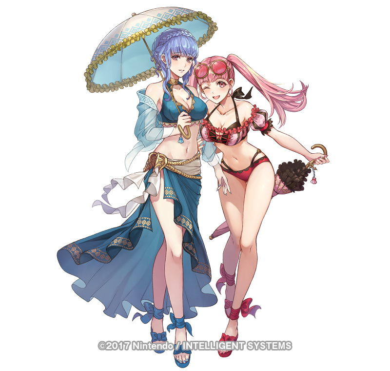 This is a pixiv picture whose title is FEH / 比翼ヒルダ＆マリアンヌ.