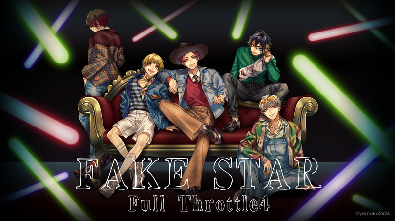 This is a pixiv picture whose title is FAKE STAR.