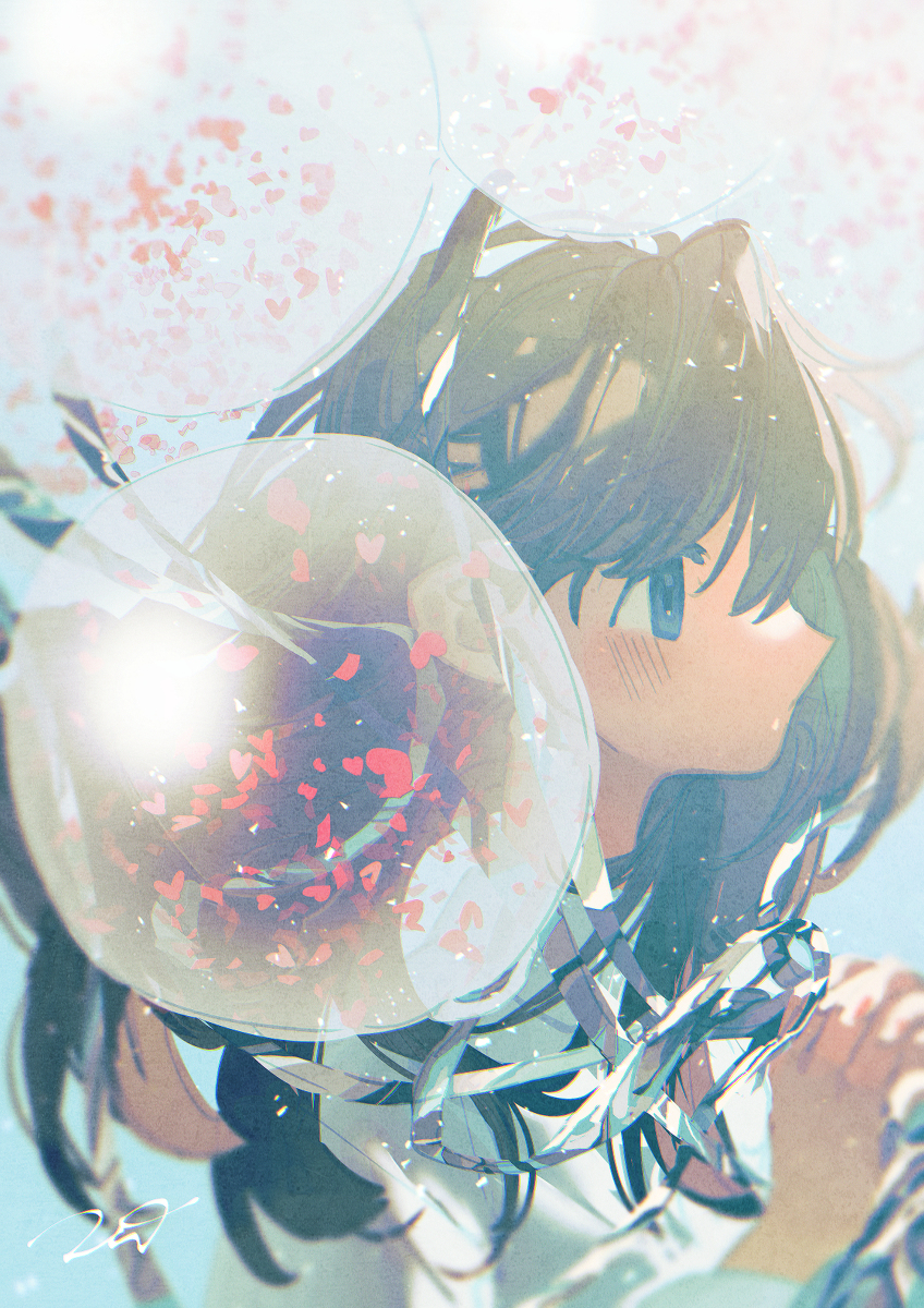 This is a pixiv picture whose title is コンフェッティバルーン.