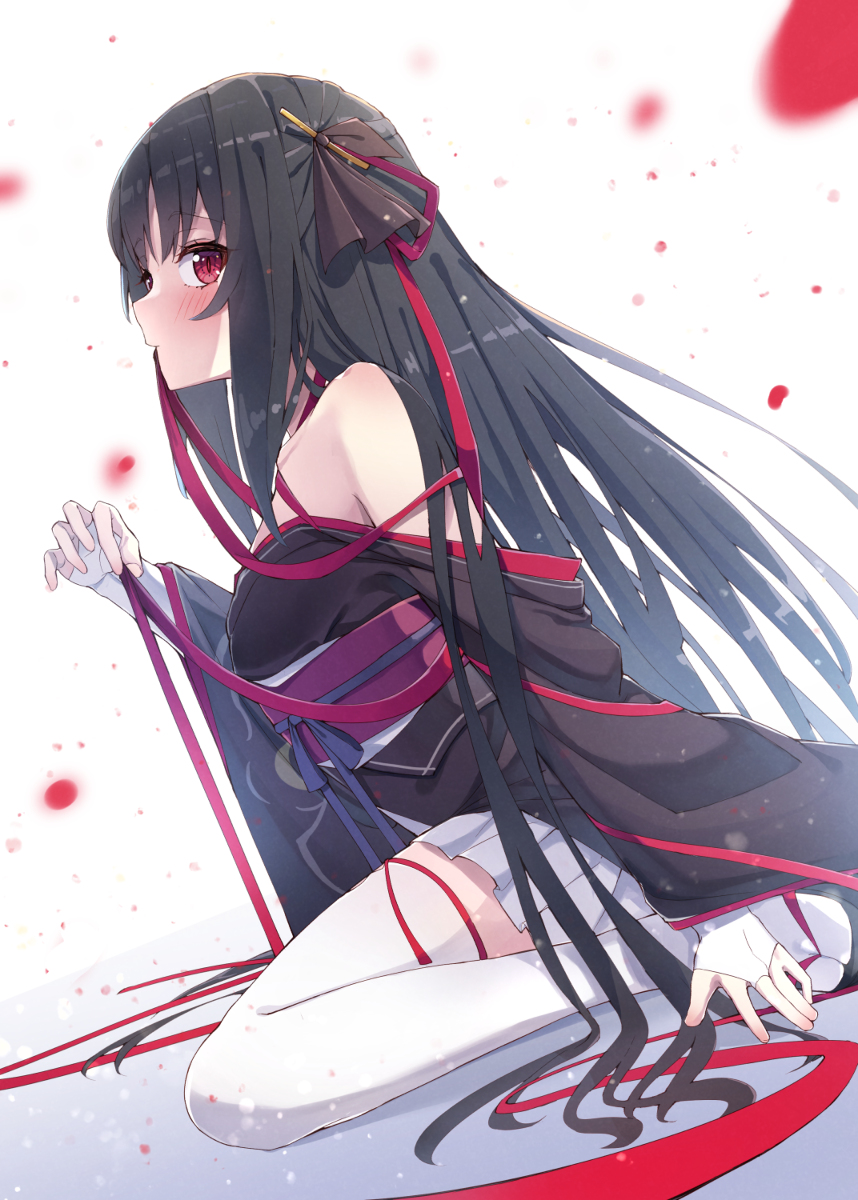 This is a pixiv picture whose title is 夜々.