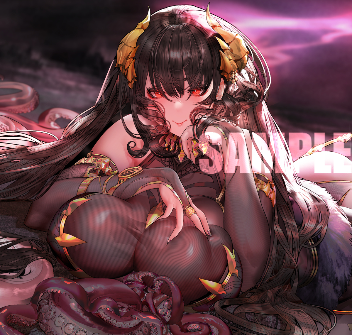 This is a pixiv picture whose title is 幻书死灵.