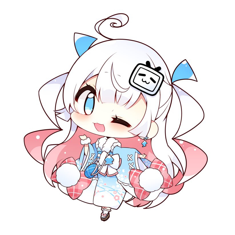 This is a pixiv picture whose title is 【仕事絵】billbill広報キャラクター.