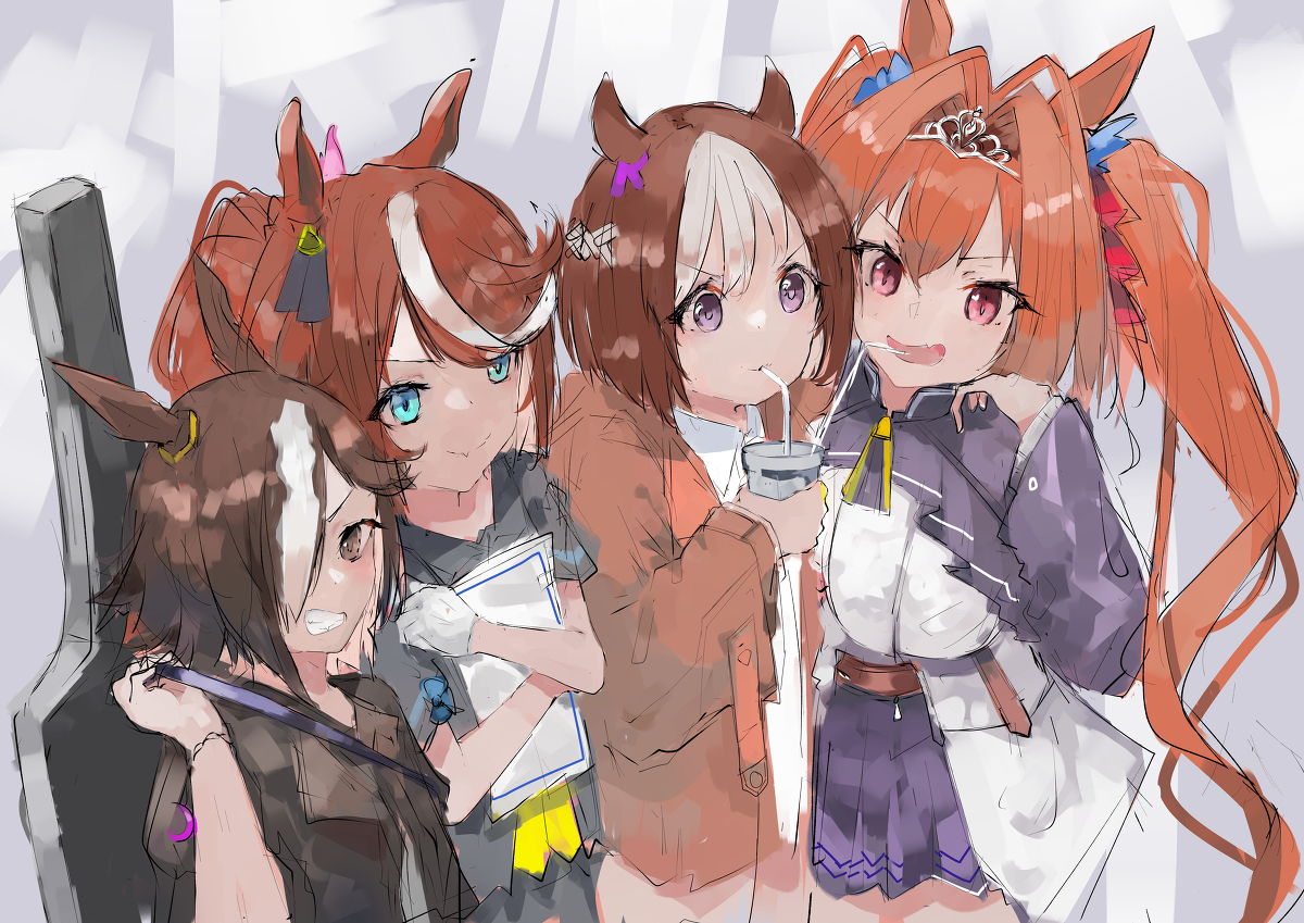 This is a pixiv picture whose title is Fan art Uma musume.