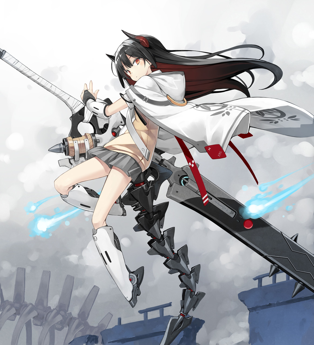 This is a pixiv picture whose title is 鬼に金棒.