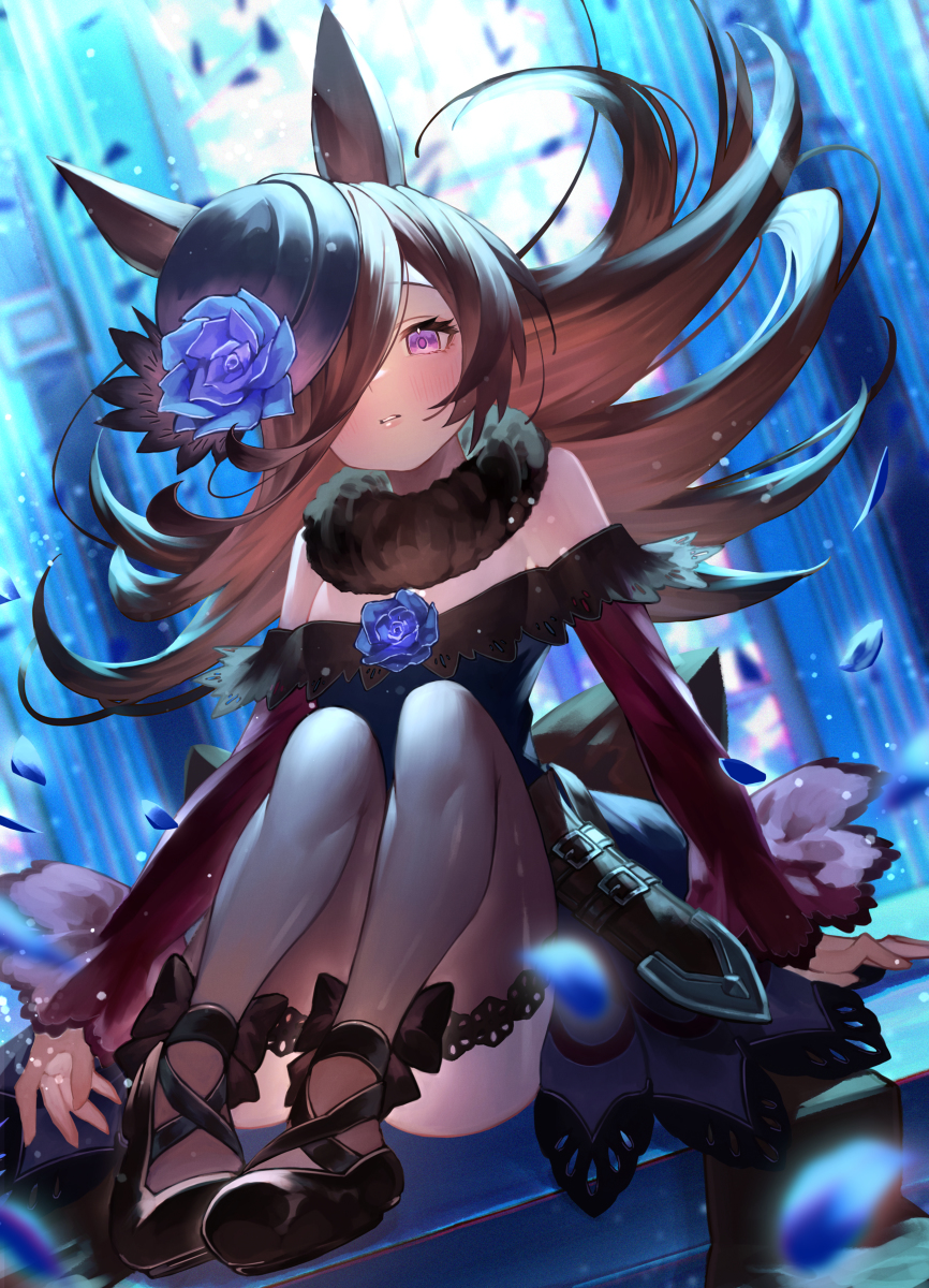 This is a pixiv picture whose title is ライスシャワー.