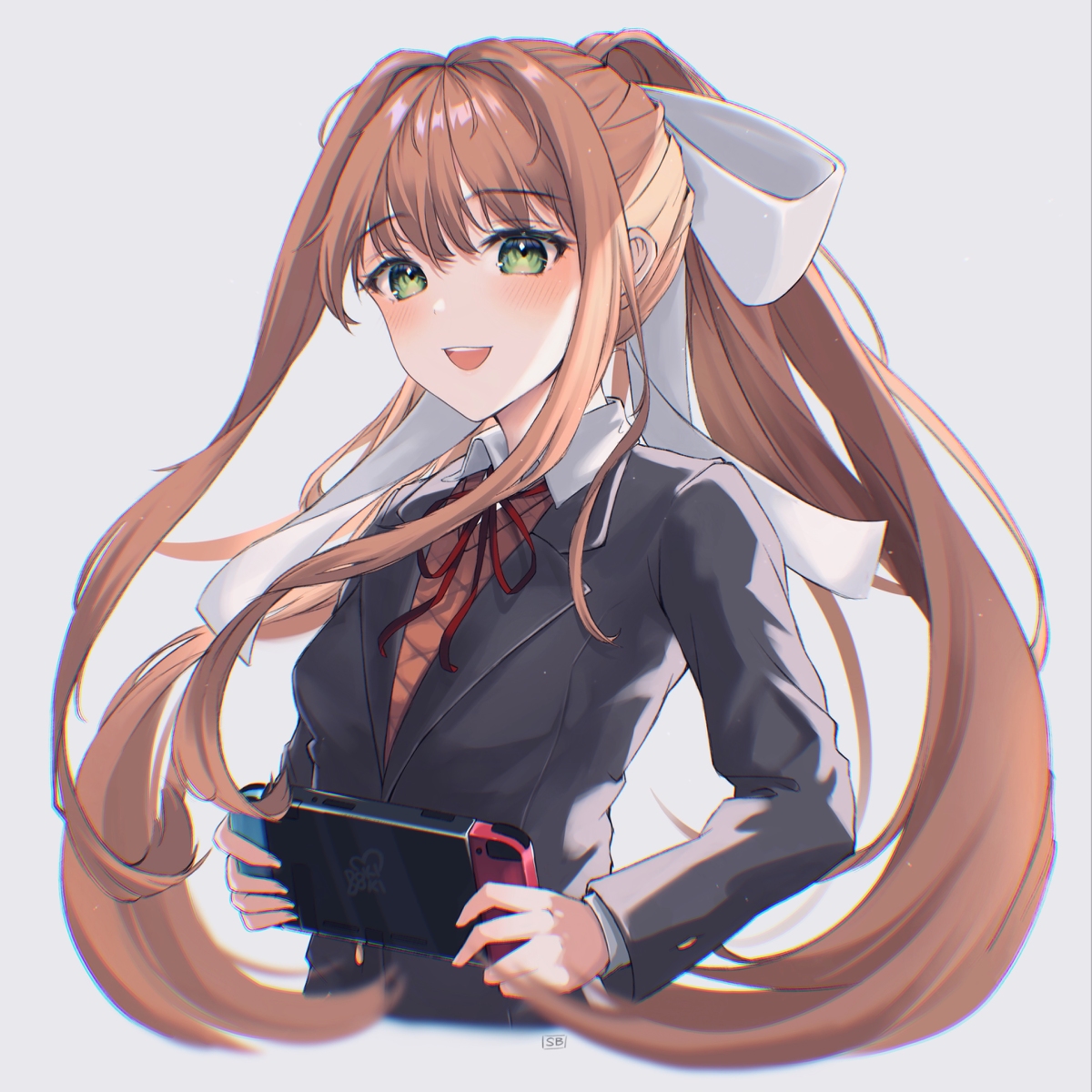 This is a pixiv picture whose title is Monika [rkgk].