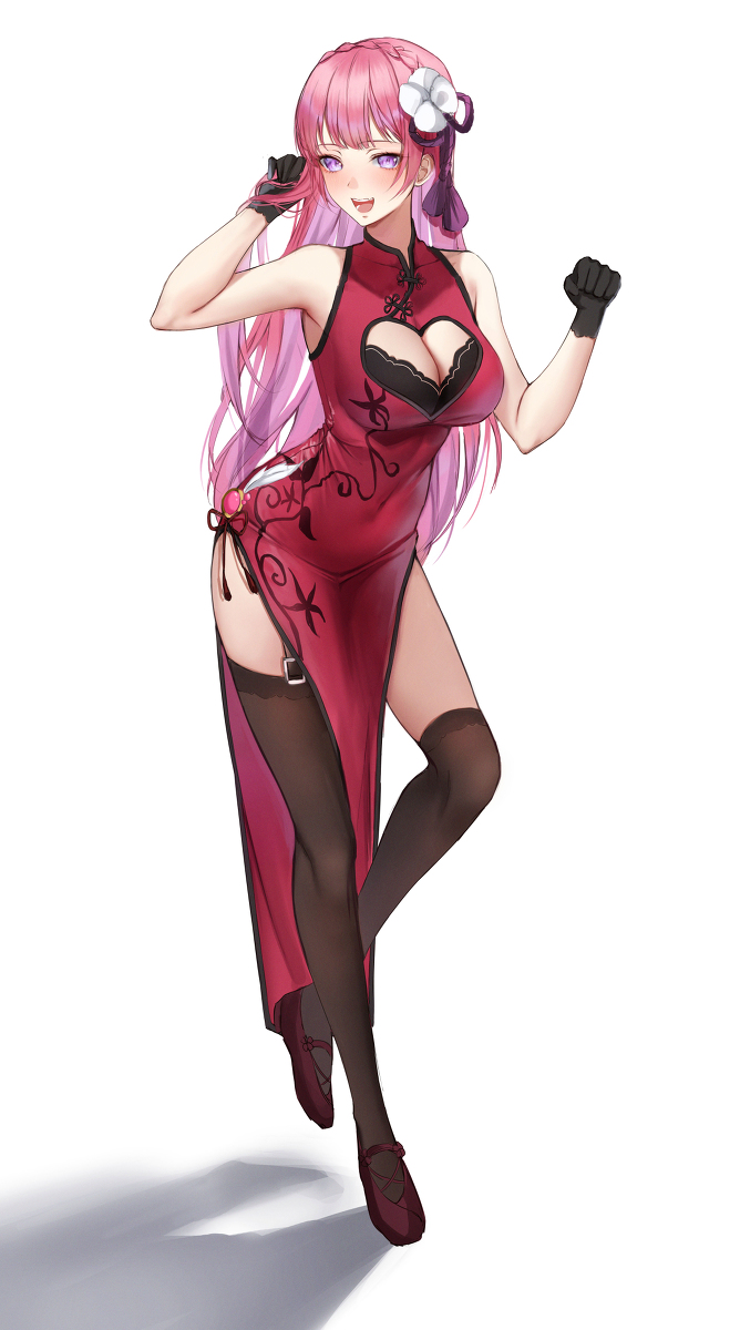 This is a pixiv picture whose title is チーパオ.