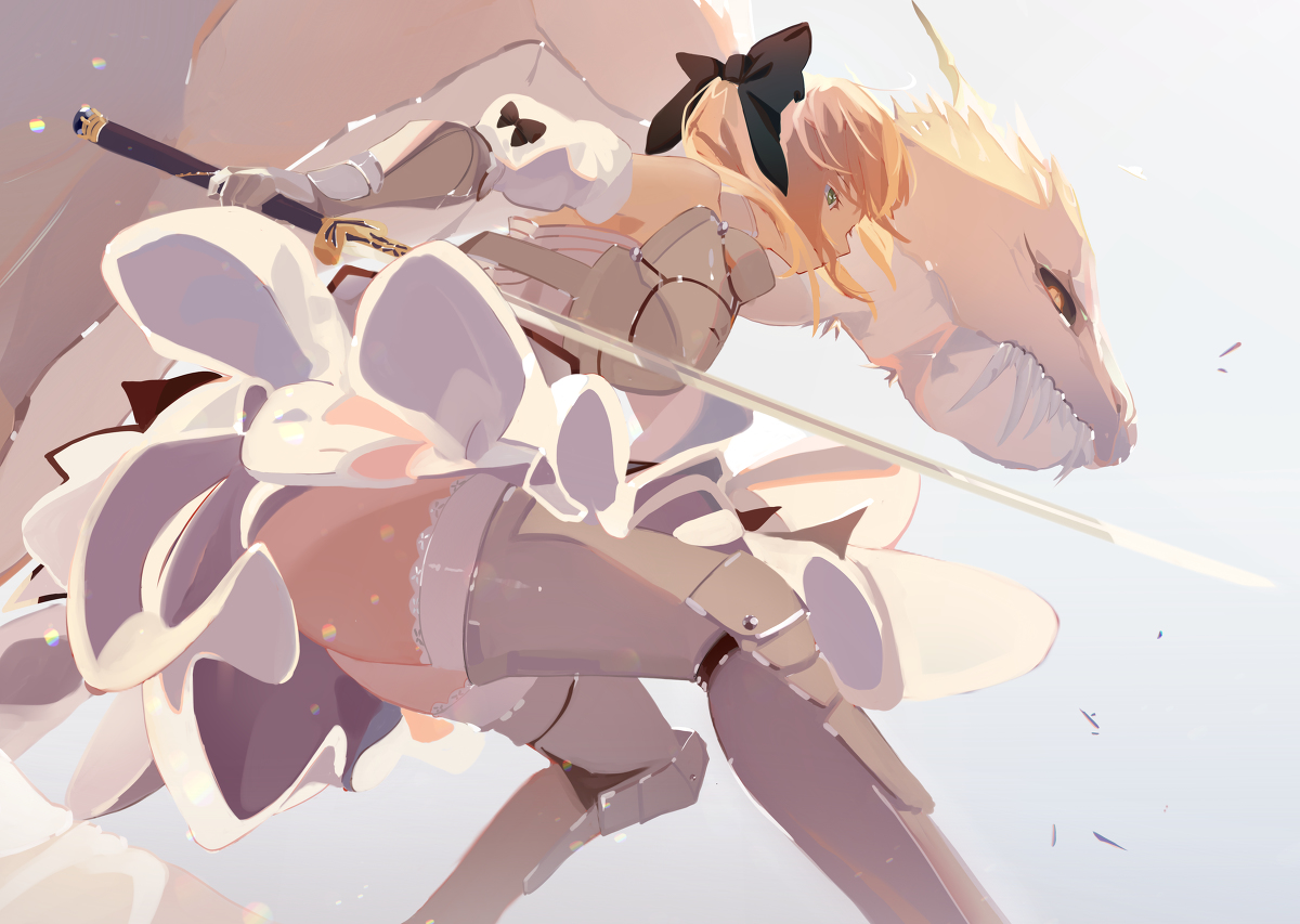 This is a pixiv picture whose title is セイバー・リリィ.