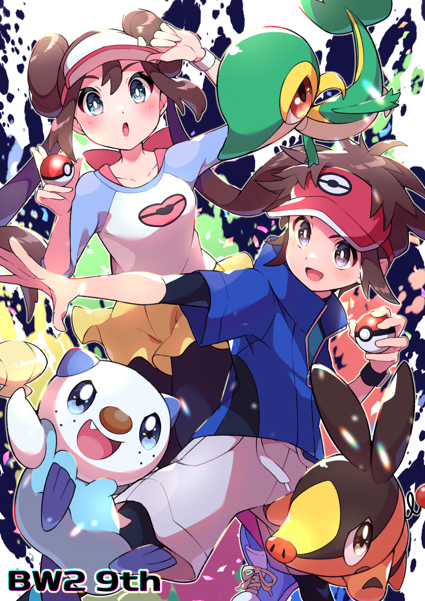 This is a pixiv picture whose title is ポケモンBW2.