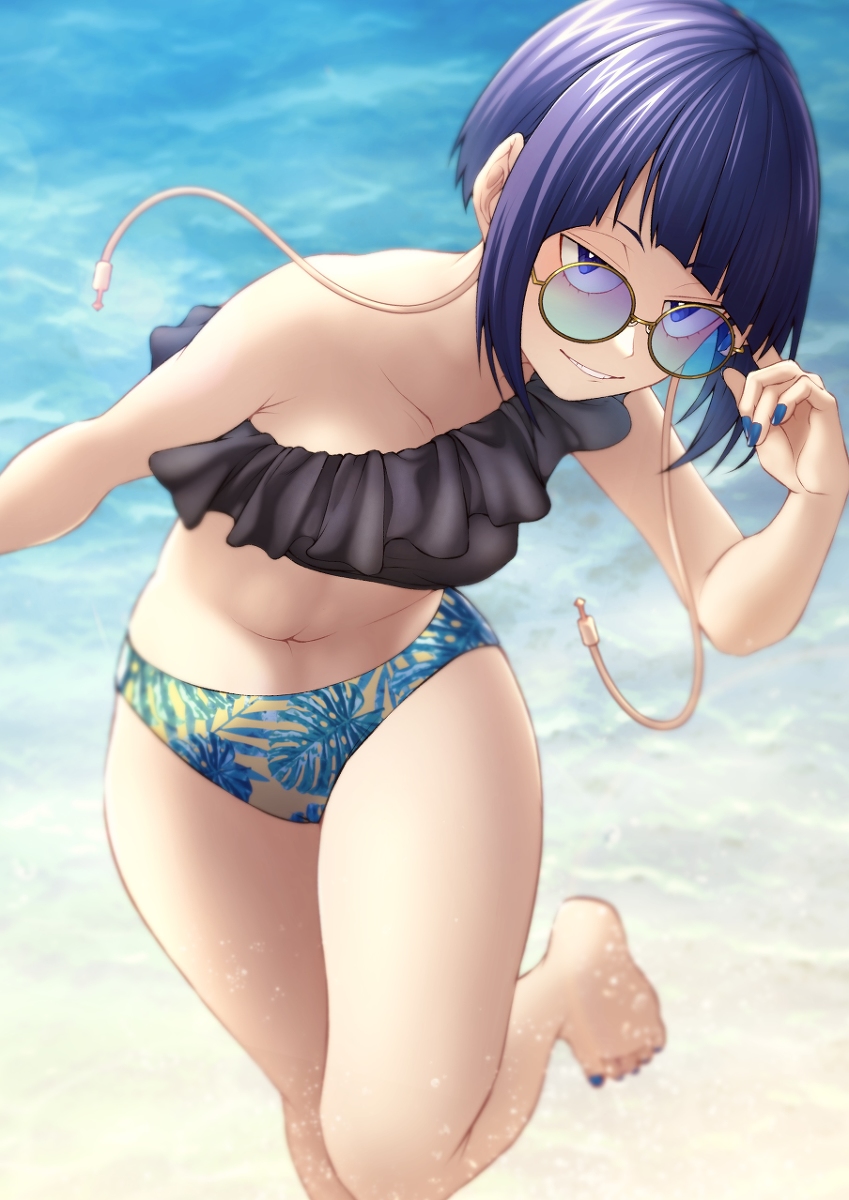 This is a pixiv picture whose title is 水着耳郎ちゃん.