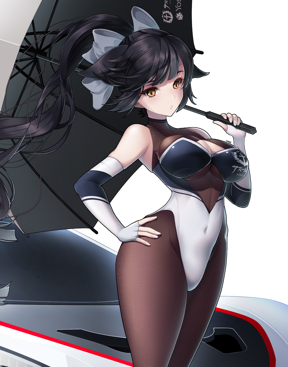 This is a pixiv picture whose title is 魅惑のフルドライブ高雄レースクイーン.