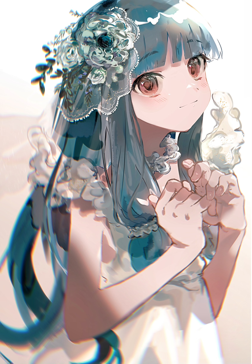 This is a pixiv picture whose title is June bride..