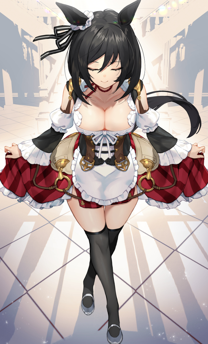 This is a pixiv picture whose title is エイシンフラッシュ.