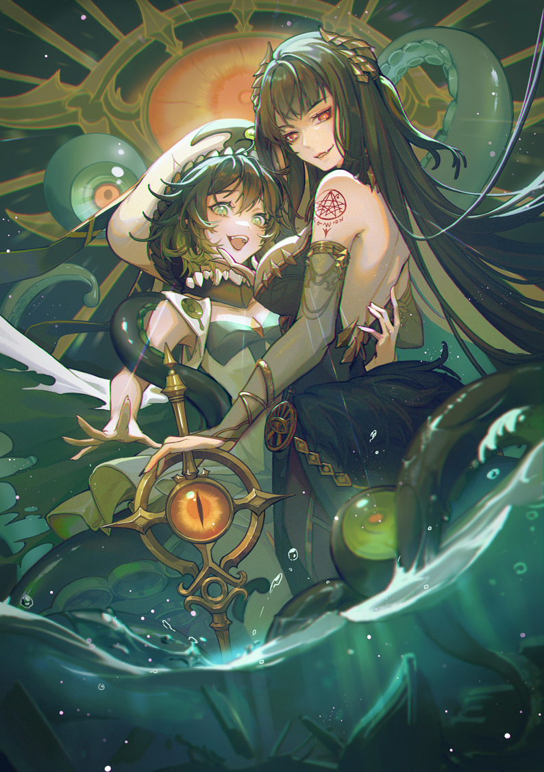 This is a pixiv picture whose title is 深海的召唤.