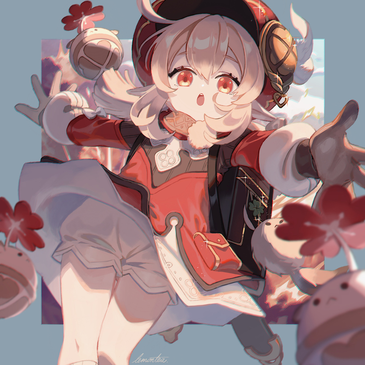 This is a pixiv picture whose title is どかーん！🍀.