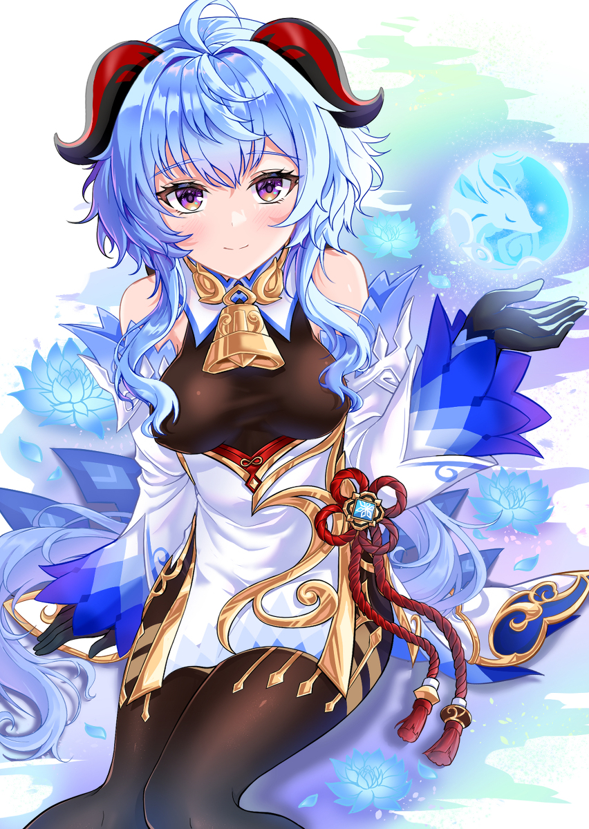 This is a pixiv picture whose title is 甘雨.