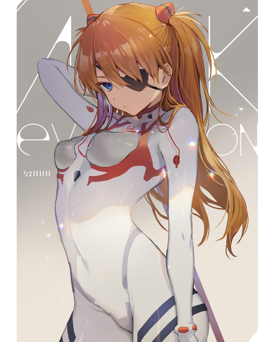 This is a pixiv picture whose title is 【エヴァ】白スーツアスカ.