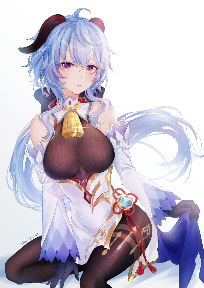 This is a pixiv picture whose title is 甘雨.