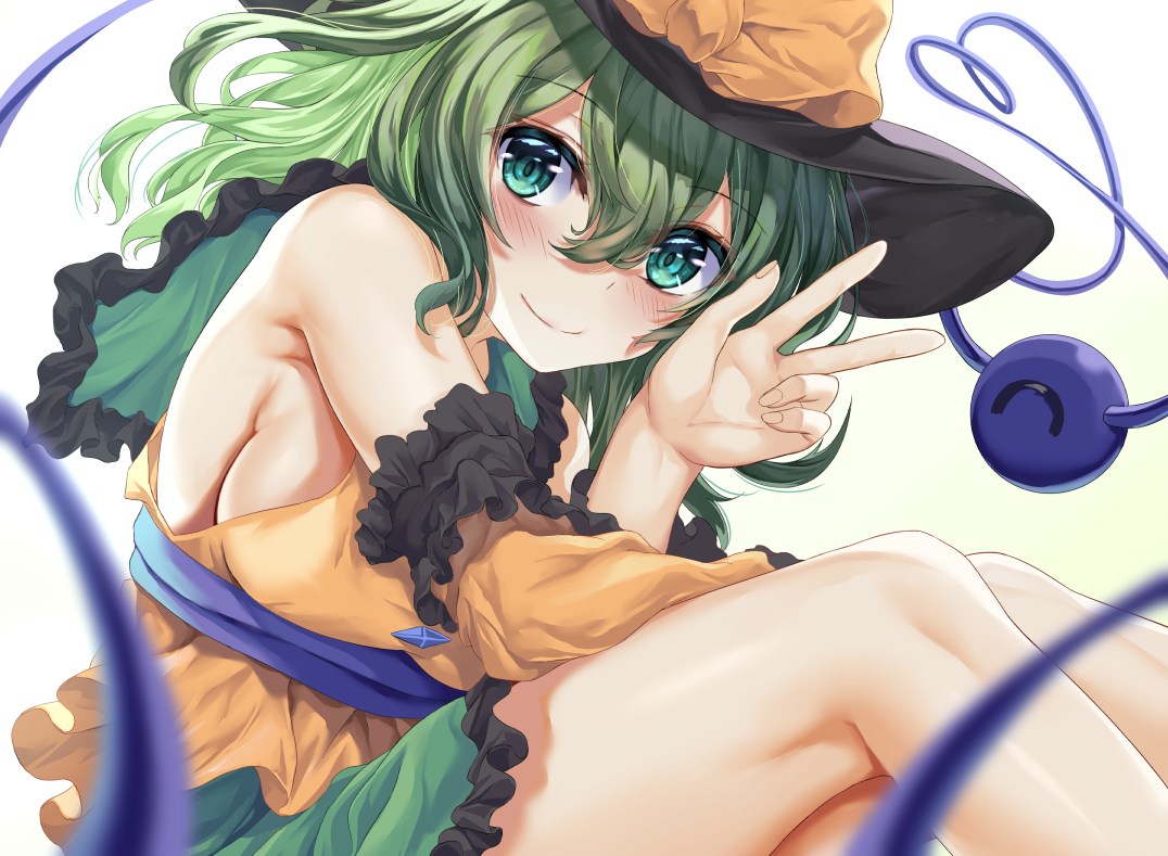 This is a pixiv picture whose title is 「あれ…　私が見えるんだ？」.