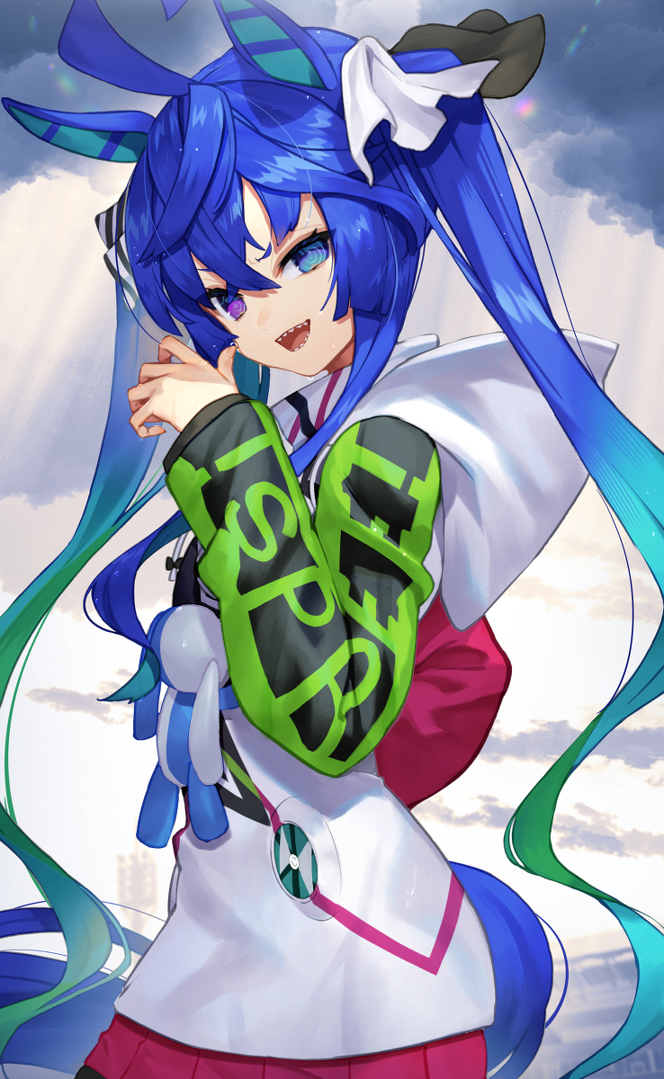 This is a pixiv picture whose title is ツインターボ.