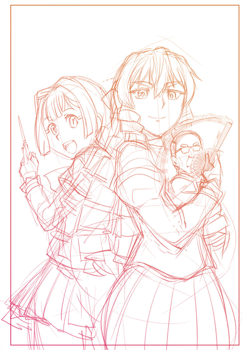 This is a pixiv picture whose title is 【宣伝】２巻発売のお知らせ.