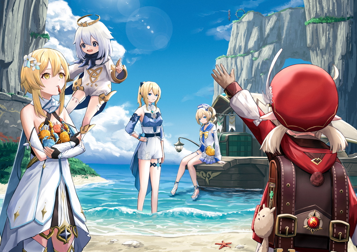 This is a pixiv picture whose title is 金リンゴ群島.