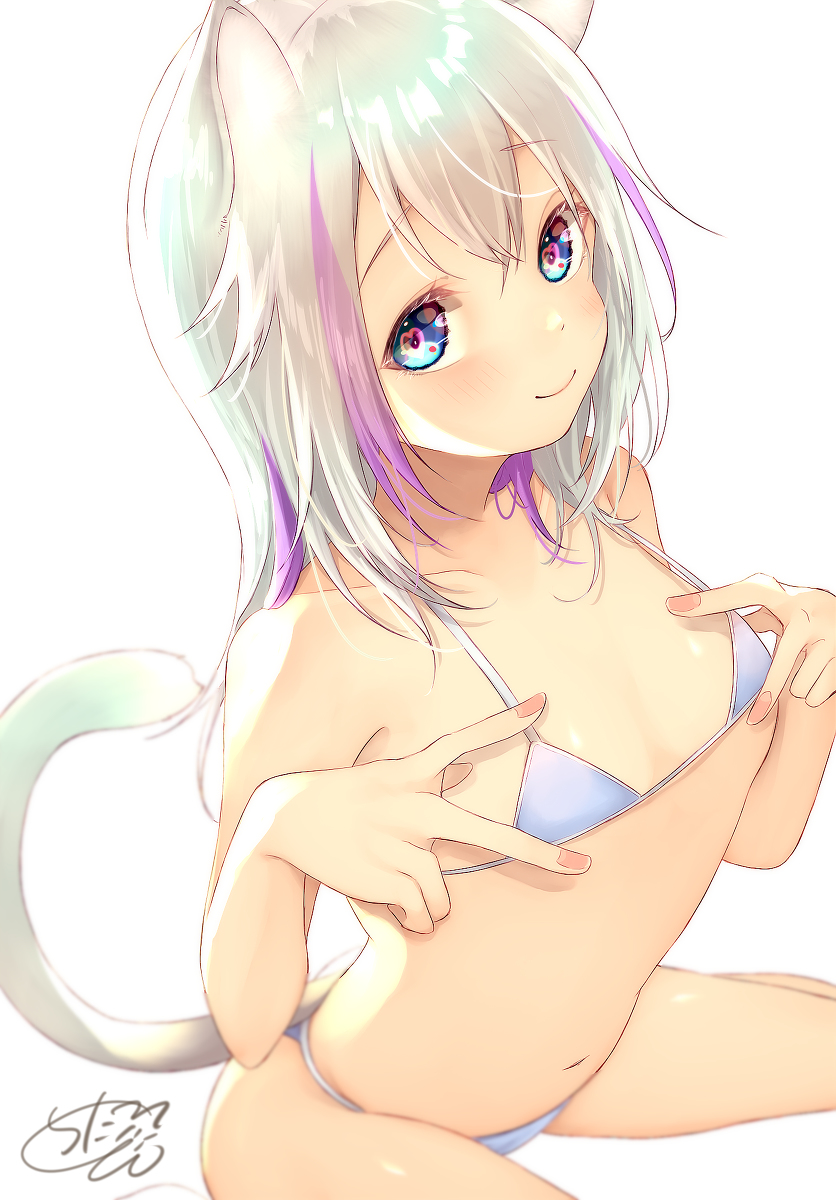 This is a pixiv picture whose title is ねこ.