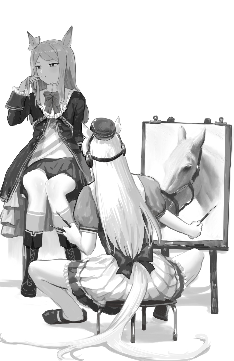 This is a pixiv picture whose title is ウマ娘絵まとめ.