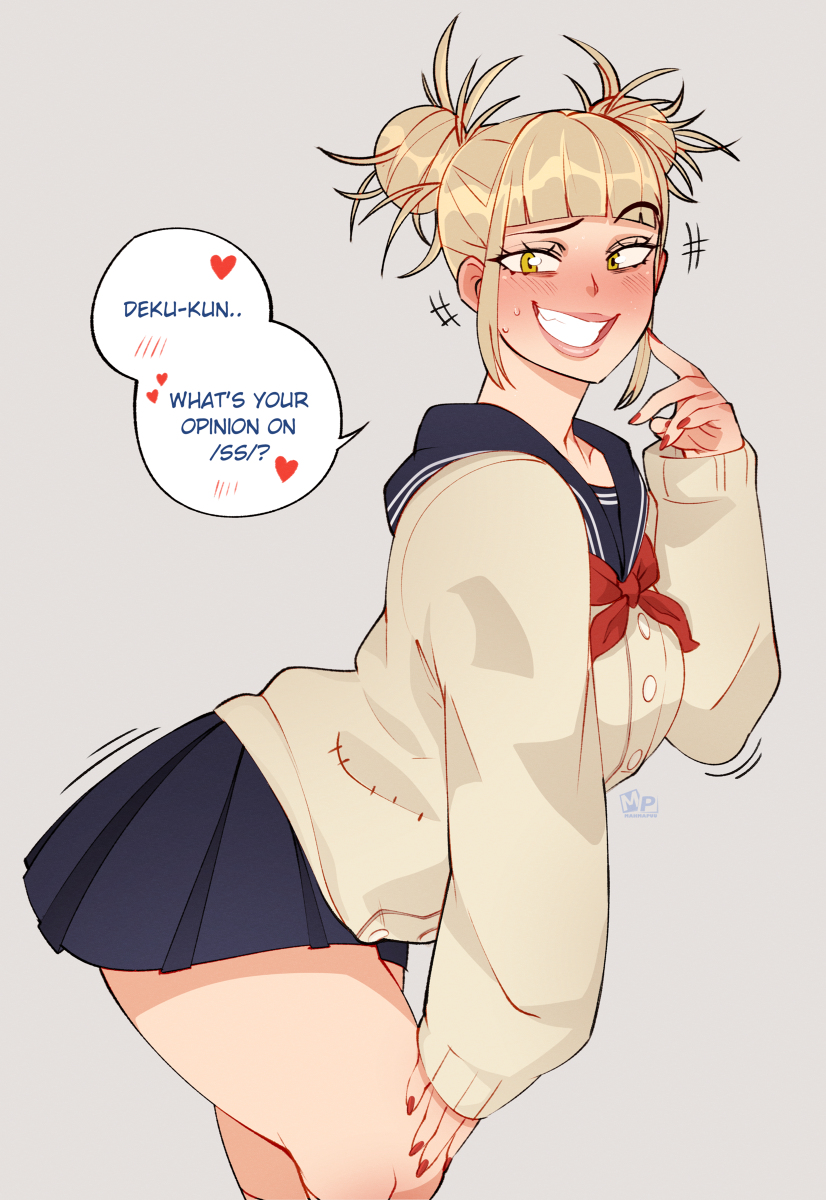 This is a pixiv picture whose title is Himiko Toga.