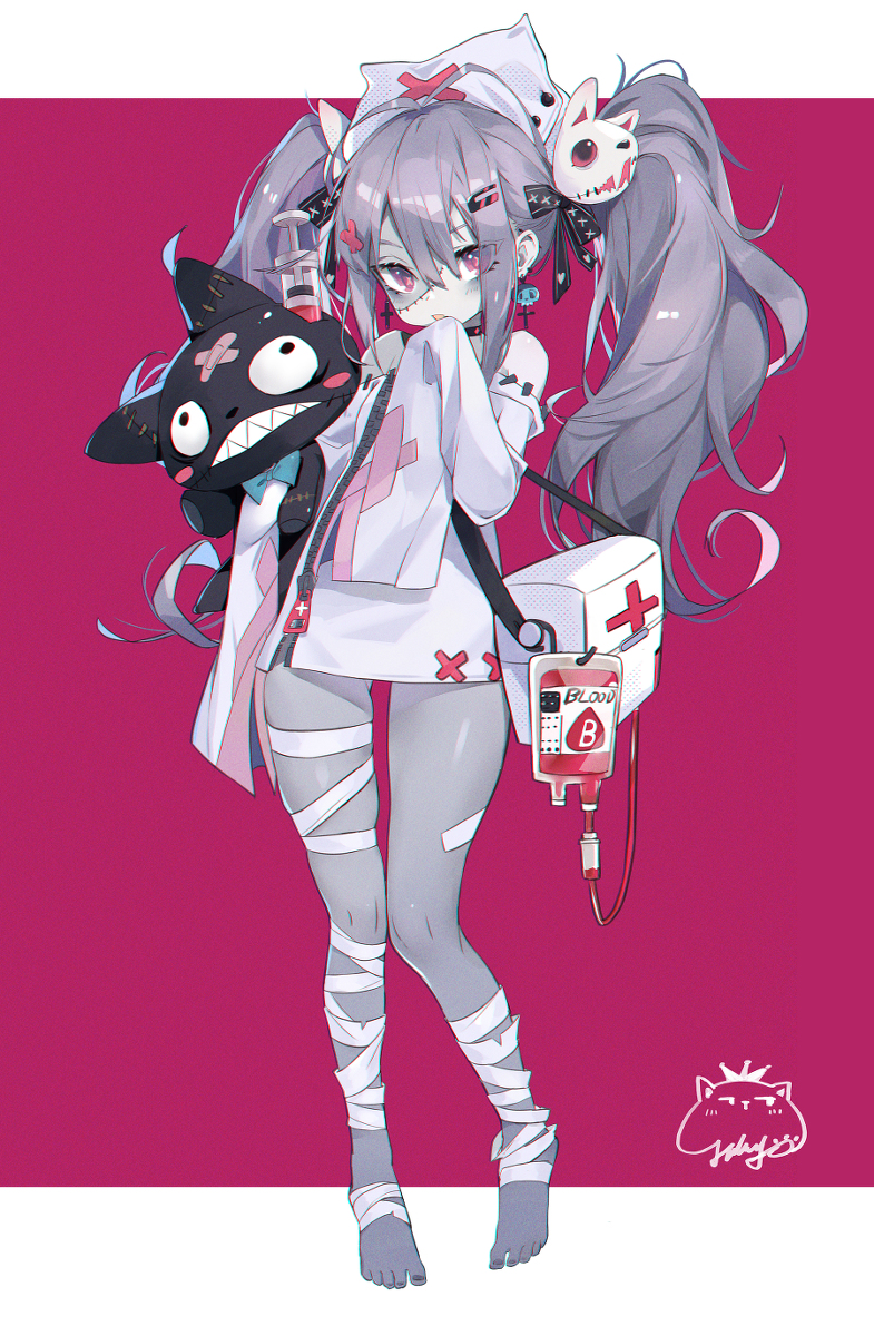 This is a pixiv picture whose title is 要打针么哥哥.