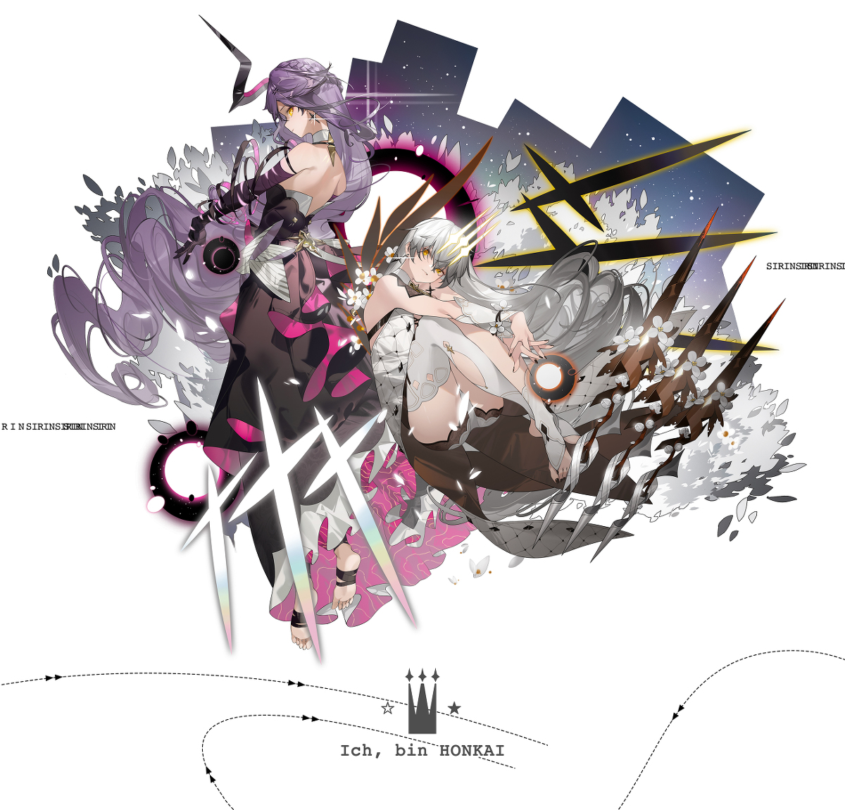 This is a pixiv picture whose title is sirin.