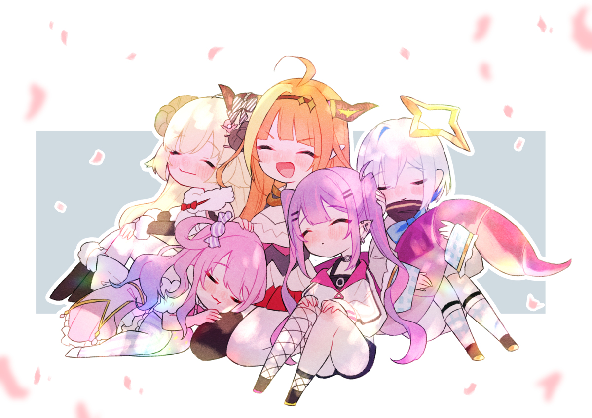 This is a pixiv picture whose title is 🐉💫🐏👾🍬.
