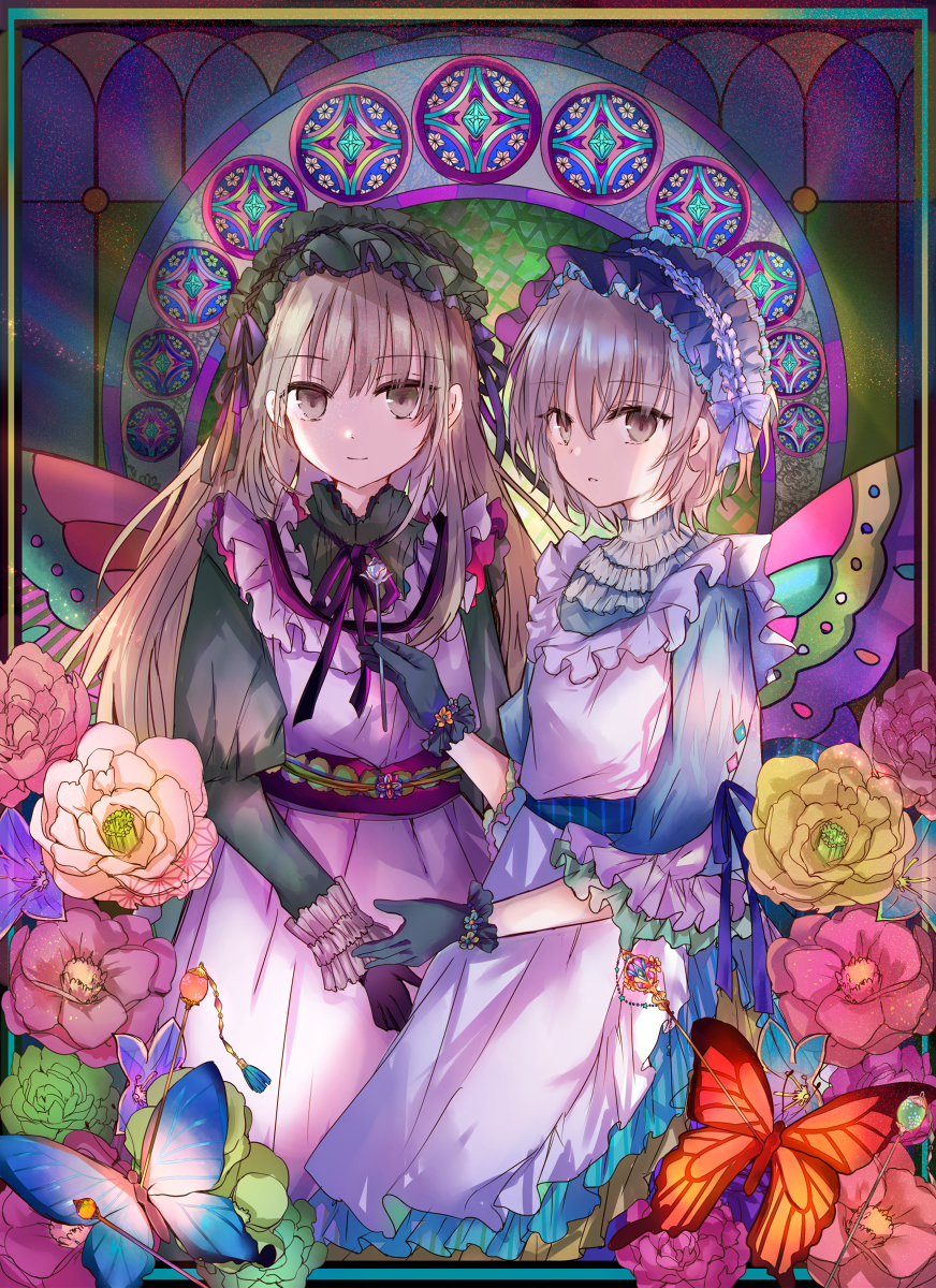 This is a pixiv picture whose title is 双子メイド.