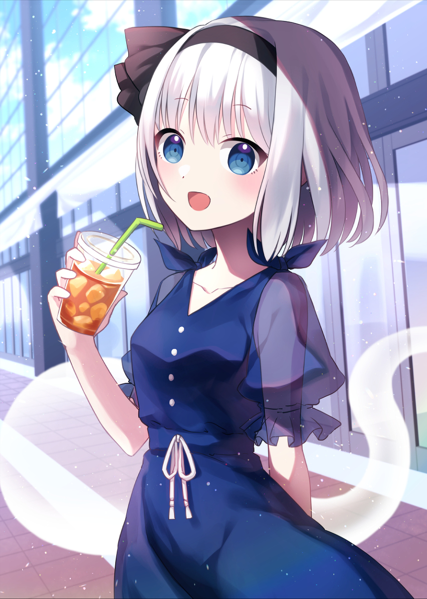 This is a pixiv picture whose title is おでかけ妖夢ちゃん.