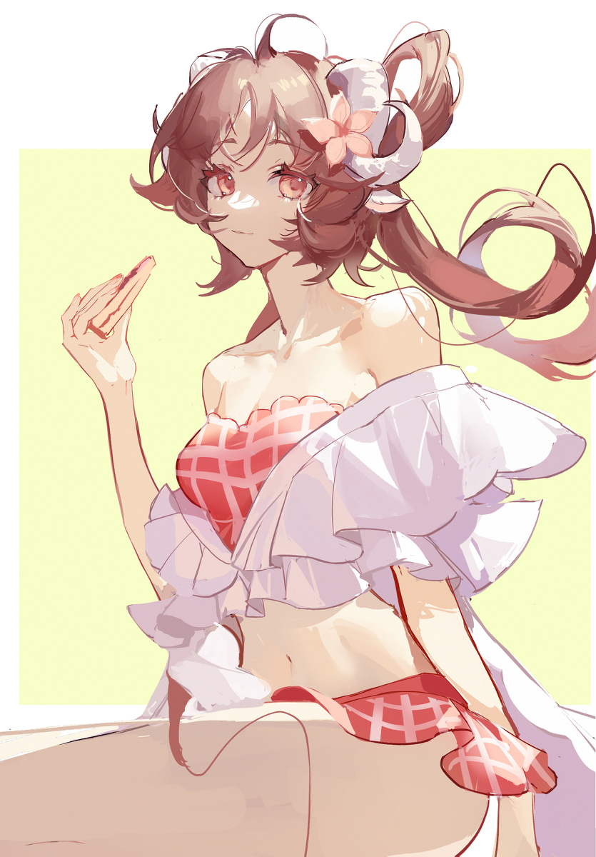 This is a pixiv picture whose title is 🐏.