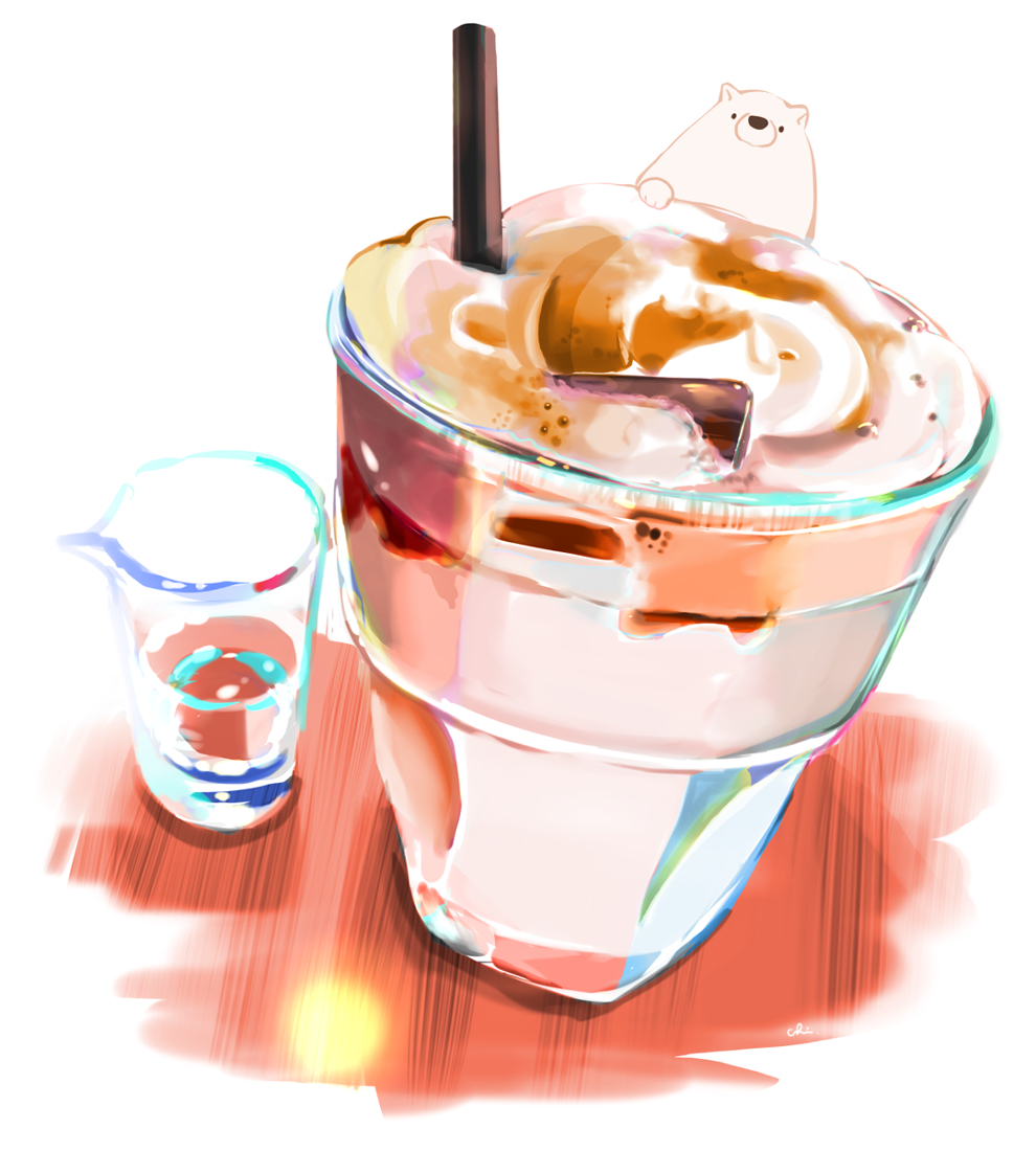 This is a pixiv picture whose title is ふわふわアイスカフェモカ.