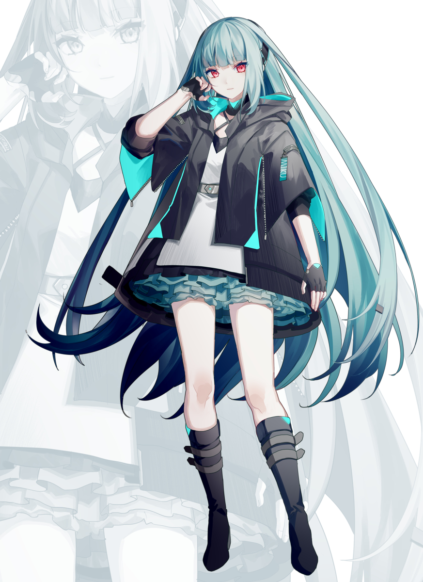 This is a pixiv picture whose title is 初音ミク：IF.