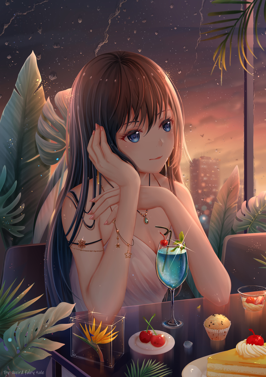 This is a pixiv picture whose title is 等待.