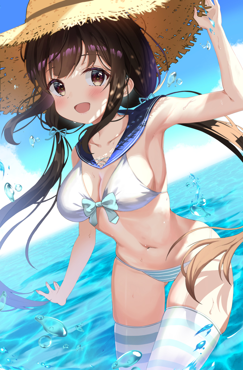 This is a pixiv picture whose title is 夏だ！.